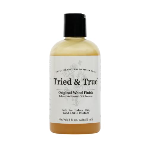 Tried & True Original Wood Finish 8 oz - Natural Linseed Oil & Beeswax