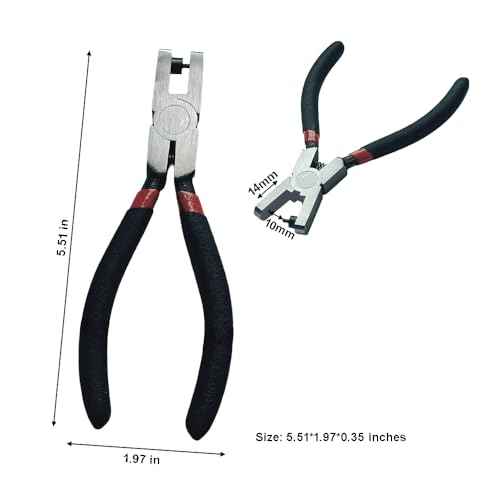 Sheet Metal Hole Punch,2mm Heavy Duty Hand Held Sheet Metal Hole Puncher Tool for Jewelry Making,Leather Watch Band,Thin Aluminum Sheet