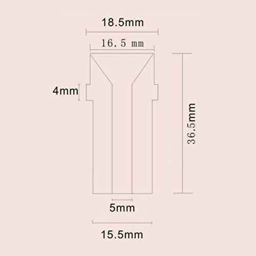Ceramic Sandblaster Nozzle Tips, 5mm and 6mm Inner Diameter, 6 pcs r
