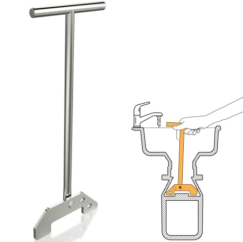 IRONDIY Silver Garbage Disposal Unjamming Wrench - Kitchen Sink Repair Tool