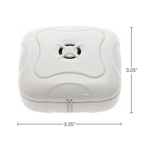 8 Pack Water Leak Detector - 95 dB Flood Detection Alarm Sensor for Bathrooms, Basements, Laundry Rooms, Garages, Attics and Kitchens by Mindful Design (White)