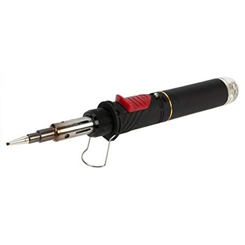 Performance Tool W2081 3-in-1 Butane Soldering Iron, Heat Gun and Torch with Adjustable Temperature Control and 8 Interchangeable Tips