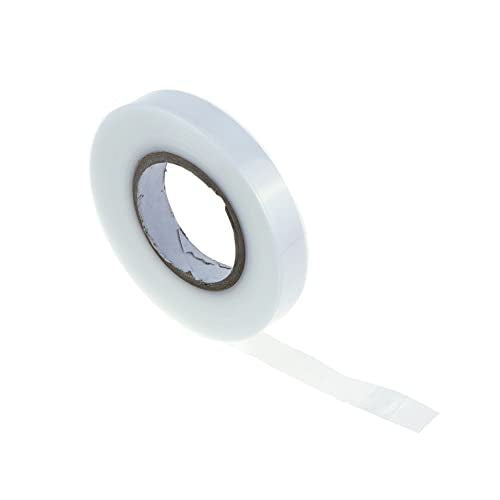 HEVSTIL 4 Rolls Stretchable Garden Tie Tape ? 3/7-Inch x 82ft Polyethylene Plant Support Ties | Reusable Stretch Plant Clips for Securing Vines, Flowers & Vegetables Indoors (White)