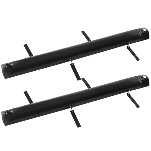 2 Pack 6 ft Flood Barrier for Home, Reusable Outdoor Water Barriers,Water Barrier for Flooding,Sand Bags for Flooding,Flood Barrier for Home Flood Prevention for Rainy Season 0.6MM Thick