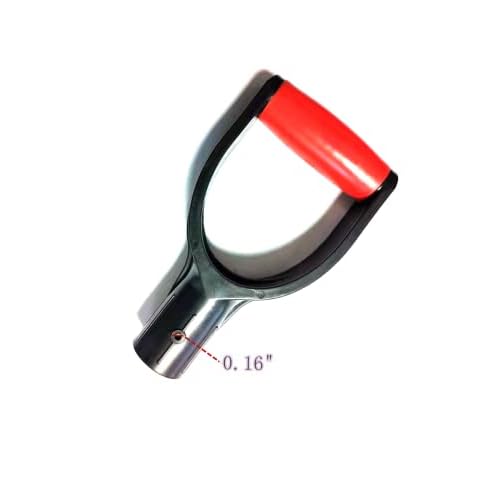 Shovel D Grip Handle,32mm/1.26" Inner Diameter PVC Shovel D Grip,Replacement Handle for Digging Raking Tool 1pcs