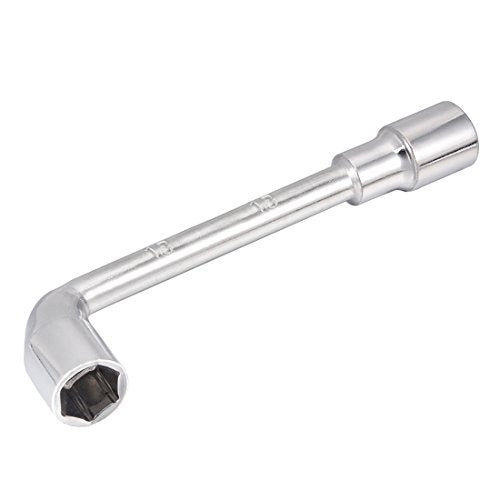 uxcell 13mm Metric L Shaped Angled Open Hex 6 point Socket Wrench