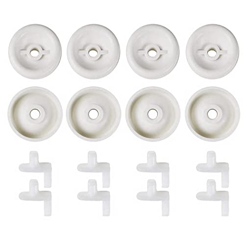 (WD35X21038) CalPalmy 8-Pack Lower Rack Wheel Kit for GE/Hotpoint/Kenmore Dishwashers – Exact Replacement WD35X21038