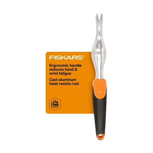 Fiskars Ergo Garden Hand Weeder Tool - Heavy Duty Weeder / Weeder