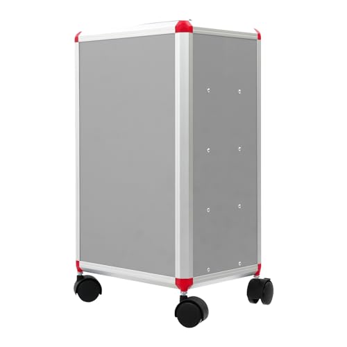 48 Slots Cell Phone Locker with Wheels & Lock - Secure Mobile Phone Storage Cabinet