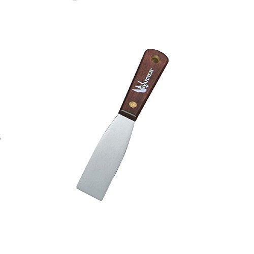 Warner Manufacturing Tool 621 1-1/4" Full Flex Putty Knife, Carbon Steel, Rosewood Handle