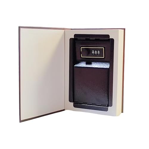 Real Paper Transfer Book Safe, Combination Lock,Hollow with Secret Hidden Compartment (Les Miserables-Combination)