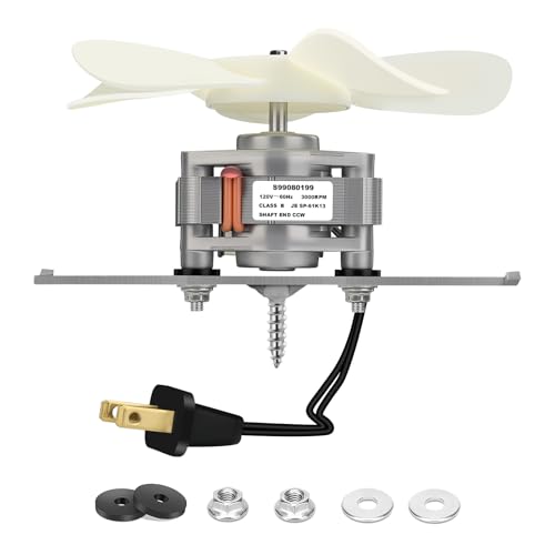 EJVFN Bathroom Exhaust Fan Motor Replacement Kit 80 CFM Quiet Ventilation