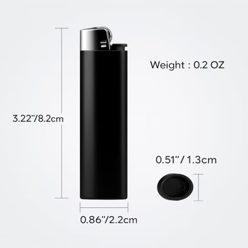 IN SELECT Lighter Diversion Safe Stash, Hidden Storage Compartment Secret Compartment Container for Jewelry, Travel, Camping, and Everyday Carry (No spark, No flame) One piece in Black