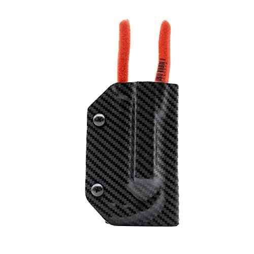 Clip & Carry Kydex Sheath for the Knipex Cobra 6" Water Pump Pliers 8701150 - Made in USA - Belt Holster Case - Carbon Fiber Black