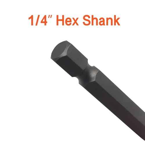 6Pcs 50mm JIS Screwdriver Bit Set with Magnetic Tip,1/4 Hex Shank, S2 Alloy Steel & 6-Hole Storage Strip-erfect for Japanese Motorcycles, Cars£¬Bicycle & Equipment (JIS #1x2#2x2#3x2)