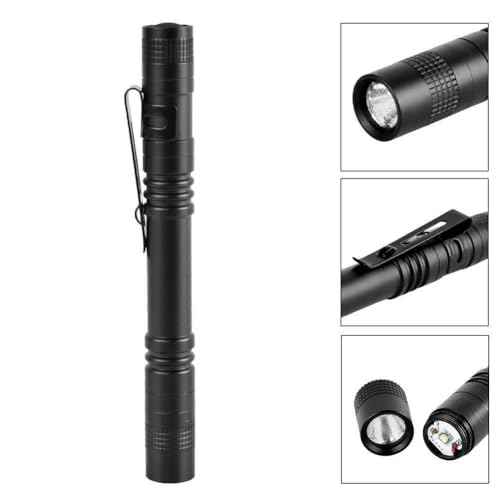 Pen Flashlight,2PCS Led Pen Light Flashlights with Clip,Mini Pocket Flashlight Small Penlight Inspection Flashlight