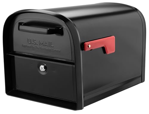 Architectural Mailboxes Oasis 360 Locking Parcel Mailbox - Extra Large, Black