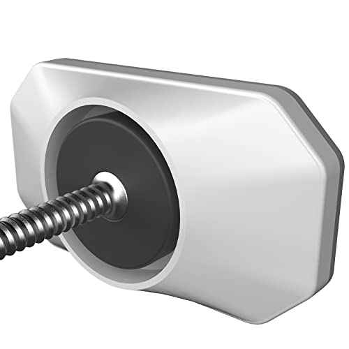 ICERO - Baby Gate Wall Protector - Protect Walls & Doorways from Pet & Dog Gates - for Child Pressure Mounted Stair Safety Gate- 4 Pack, White