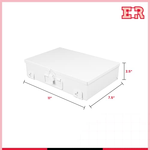 Ever Ready First Aid Metal Case No.25 - 11 x 7.5 x 2.5 Inches Compact Storage