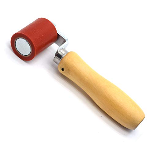 Single Ply Roofing Heavy Duty 45mm Silicone Seam Roller with Heat Gun 40mm Flat Weld Nozzle and 20mm Slot Weld Tip for Triac Hand Held Plastic Welder, Hot Air Welding Gun