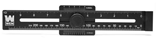 WEN ME251R 10-Inch Aluminum Offset Marking Gauge with Laser-Etched Scale - Sibling Variant: Offset Marking Gauge
