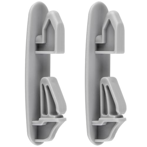 Dishwasher Rack Track Stop Clip (2 Pack) WP8565925 Replacement Part for Kenmore Whirlpool Maytag