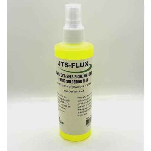 JTS-Flux Self Pickling Sprayer Flux for Jewelry Precious Metals Gold Silver and Hard Soldering 8oz USA
