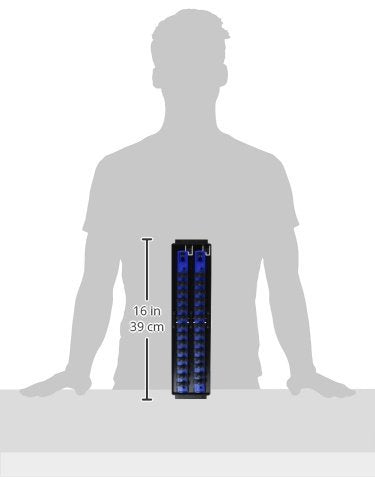 Ernst 8496 Socket Boss 2-Rail 3/8-Inch Drive Socket Organizer, 13-Inch, Blue (Made in USA) – Includes 28 Clips