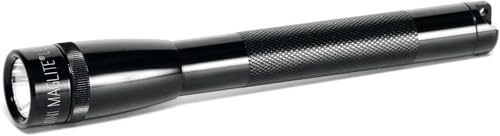 MagLite Mini Pro LED Flashlight Black, 332 Lumens, 2 AA, Compact & Durable