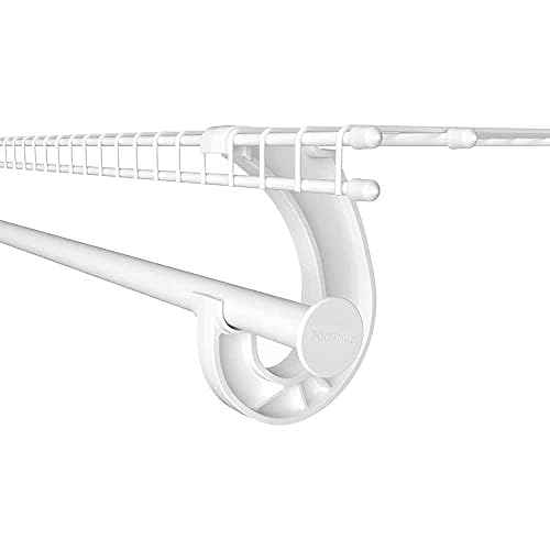 ClosetMaid 5629 Support for SuperSlide Hanging Bar, White 10 Pack
