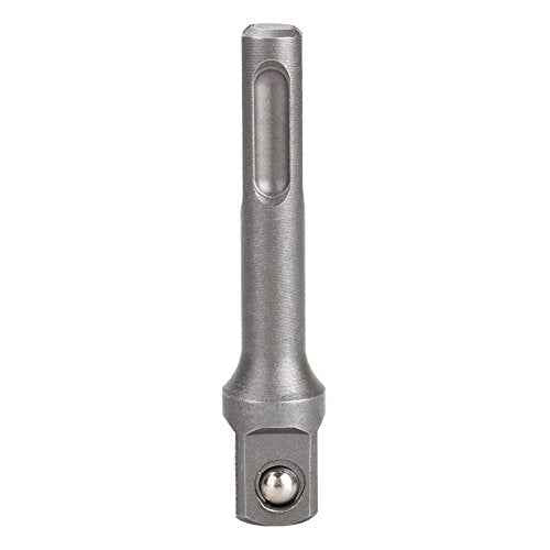 3 Pcs 1/4" 3/8" 1/2" Socket Driver Adapter Drill Bit Adapter Extra Long Adapter Impact Drill Bits for SDS Plus Hammer Drill