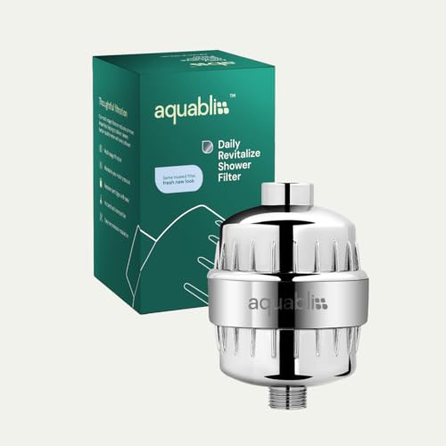 Aquabliss SF100 Chrome Shower Filter - Daily Revitalize Water Purifier