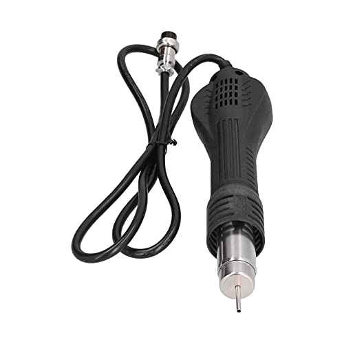 Hot Air Gun Handle, Professional Mini Heat Gun Handle 8 Hole 4 Core Smart Cooling Flexible Welding Tools Replacement Accessories