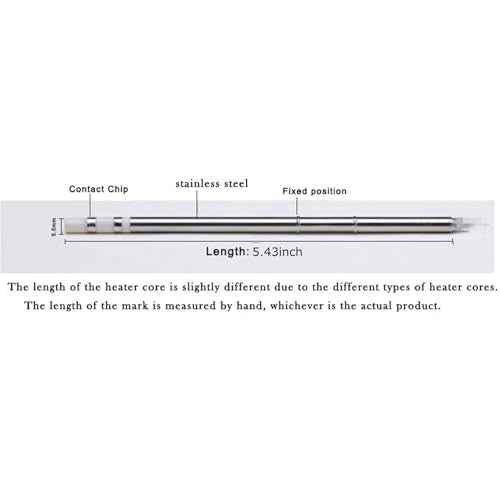 Soldering Iron Tips,T12-C1 Replacement Tip for FX-951 FX-950 FM-203 Rework Station