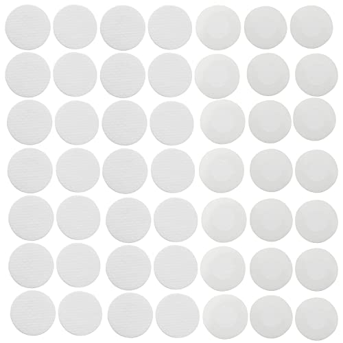 2 Pieces 64PCS 20mm Synthetic Filter Paper Stickers Filter Disc Mushroom Filter Disc Mushroom Applied Under Wide Mouth Jar Lid for Mushroom Cultivation