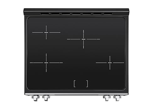 Kenmore 22-96853 5.6 cu. ft. Front-Control 4 Induction Element Electric Range Stove with Dual Ring Elements, Self-Clean Oven, Precision Set Controls