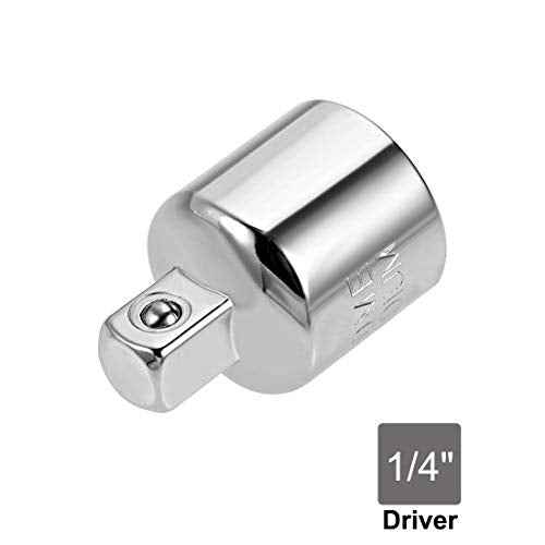 uxcell 3 Pcs 3/8 Inch Drive (F) x 1/4 Inch (M) Socket Reducer for Ratchet Wrenches, Female to Male, Cr-V