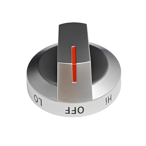 Samsung DG94-04167 Stove Knob Replacement — Upgraded Chrome D-Shaped Dial