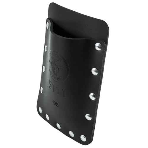 Klein Tools 5111 Single-Pocket Tool Pouch with Leather Construction, Great for Small Tools, Electrician Tool Pouch and Pocket Protector