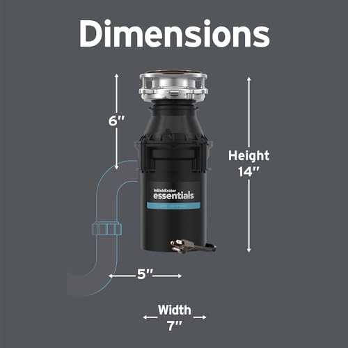 1/2 HP Continuous Feed Garbage Disposal with Power Cord - InSinkErator ES50