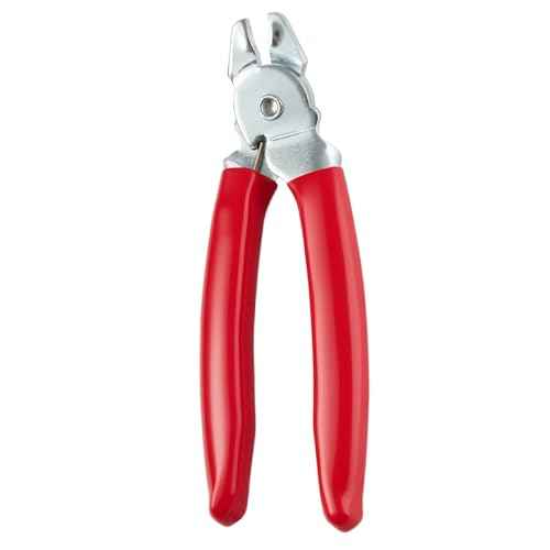 Hog Ring Pliers,Professional upholstery Hog Rings Pliers Kit,Auto Upholstery Installation Tool for Fence,animal pet cages,railings,wires,Ropes,sausage and Meat Casings(Bent Hog Ring Plier)