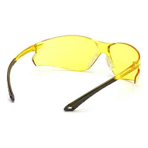 Pyramex Itek Safety Eyewear Amber Lens Amber Temples