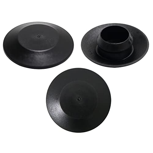 141pcs Auto Body Black Plastic Hole Plugs Set - Flush Mount Sheet Metal Assortment - Variation 141