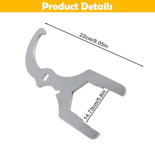 3845 Sink Drain Wrench Compatible with Superior Tool Fits 1-1/2inch to 1-1/4 inch P-traps