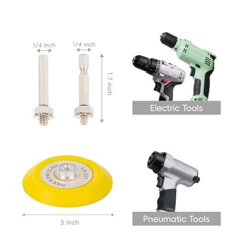 57pcs Polishing and Sanding Kit for Headlight Restoration 3 Inch Sanding Discs with 7 Grit Sandpapers (60 to 3000) for Automotive, Wood, Metal & DIY Projects