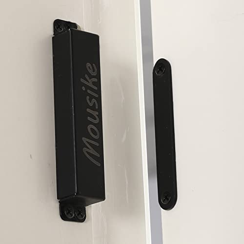 2 Pack Magnetic Door Catch Heavy Duty 90lb Black Stainless Steel for Cabinets & Closets