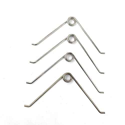 4 pcs shears Stainless Steel Small Torsion Spring V-Shape Compression Spring for Tools Maintenance,Pruners, Trimming Scissors
