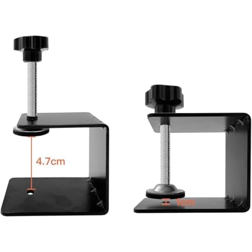 Drawer Front Installation Clamps, Cold-Rolled C Clamps for Woodworking, Door Installation Tools and Cabinet Tools with Protective Pads (1 Pcs)