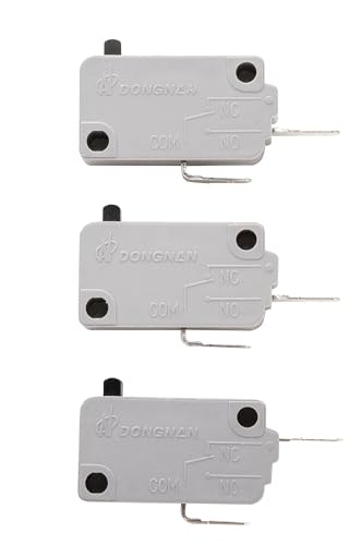 TUAIC KW3A Microwave Oven Door Interlock Switches Kit: 2 NO + 1 NC, 16A 125/250V