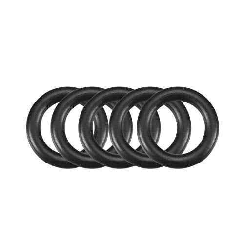 uxcell Nitrile Rubber O-Rings 10.6mm OD 6.8mm ID 1.9mm Width, Metric Sealing Gasket, Pack of 50